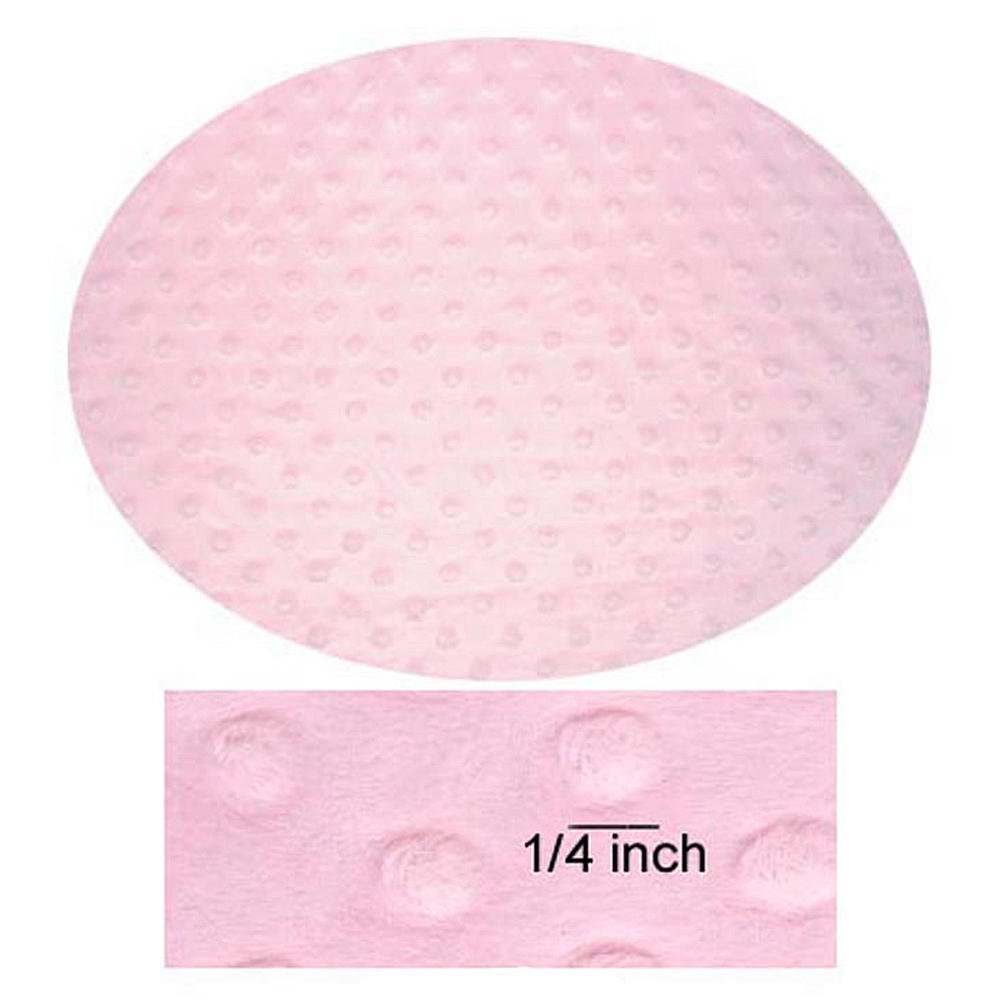 Ahh! Products Pink Cuddle Bubble Minky Fur Washable Large Bean Bag Chair