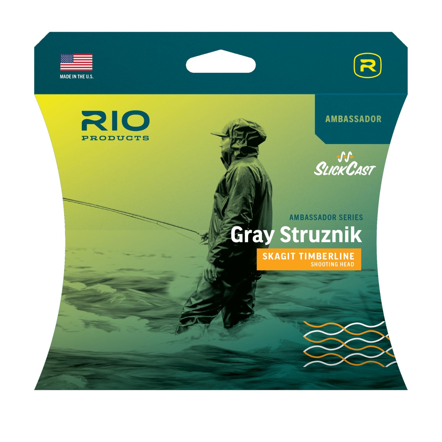 RIO Products Ambassador Series Skagit Timberline Fly Line - Gray Struznik - 18ft Shooting Head for Two-Handed Rods - Handles Heavy T-Tips & Flies with Precision