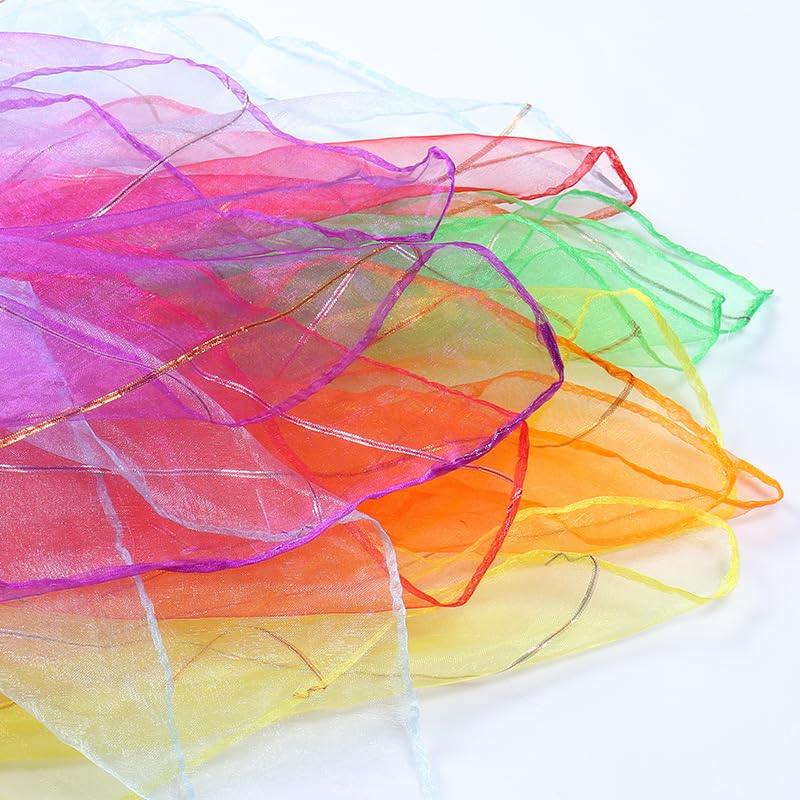 3 Foulards colorés pour jonglage. Idéal pour vos apprentissages. 40 cm 3 Foulards colorés pour jonglage. Idéal pour vos apprentissages. 40 cm