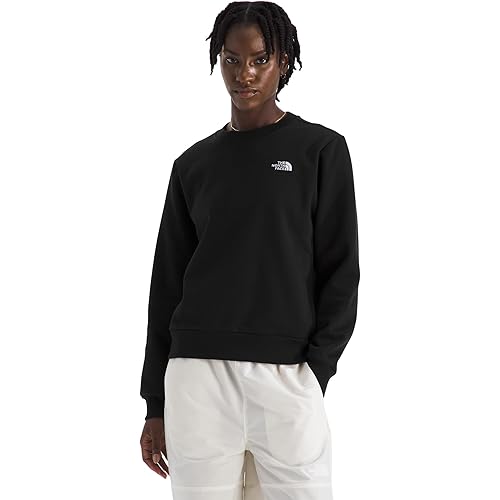 The North Face womens Evolution Simple Dome Crew | Ribbed Collar & Hem, Classic Logo