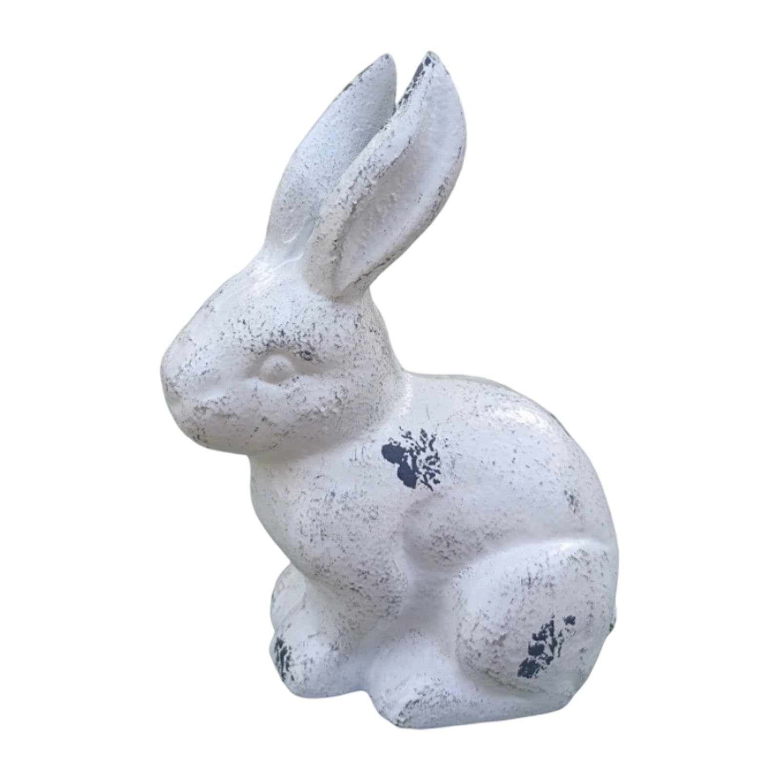 Art de jardin en fonte : sculpture lapin vintage pour votre cour