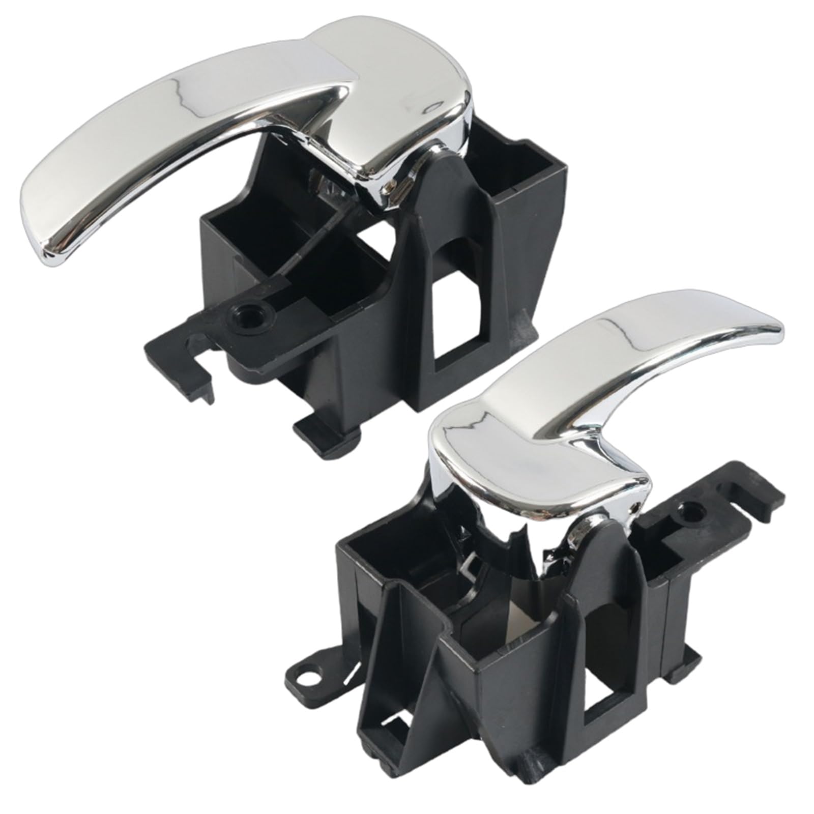 Qrptmbnf One Color Interior Door Handles Left Compatible With Nissan Navara, D40