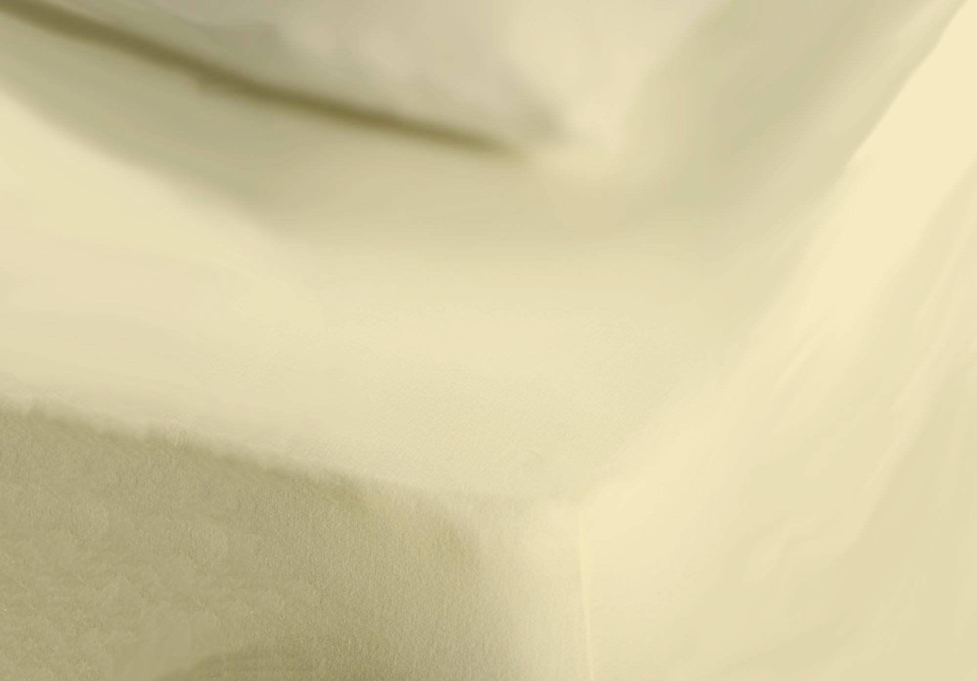Belledorm White Jersey Cotton Deep Fitted Sheet (Kingsize) (Ivory)