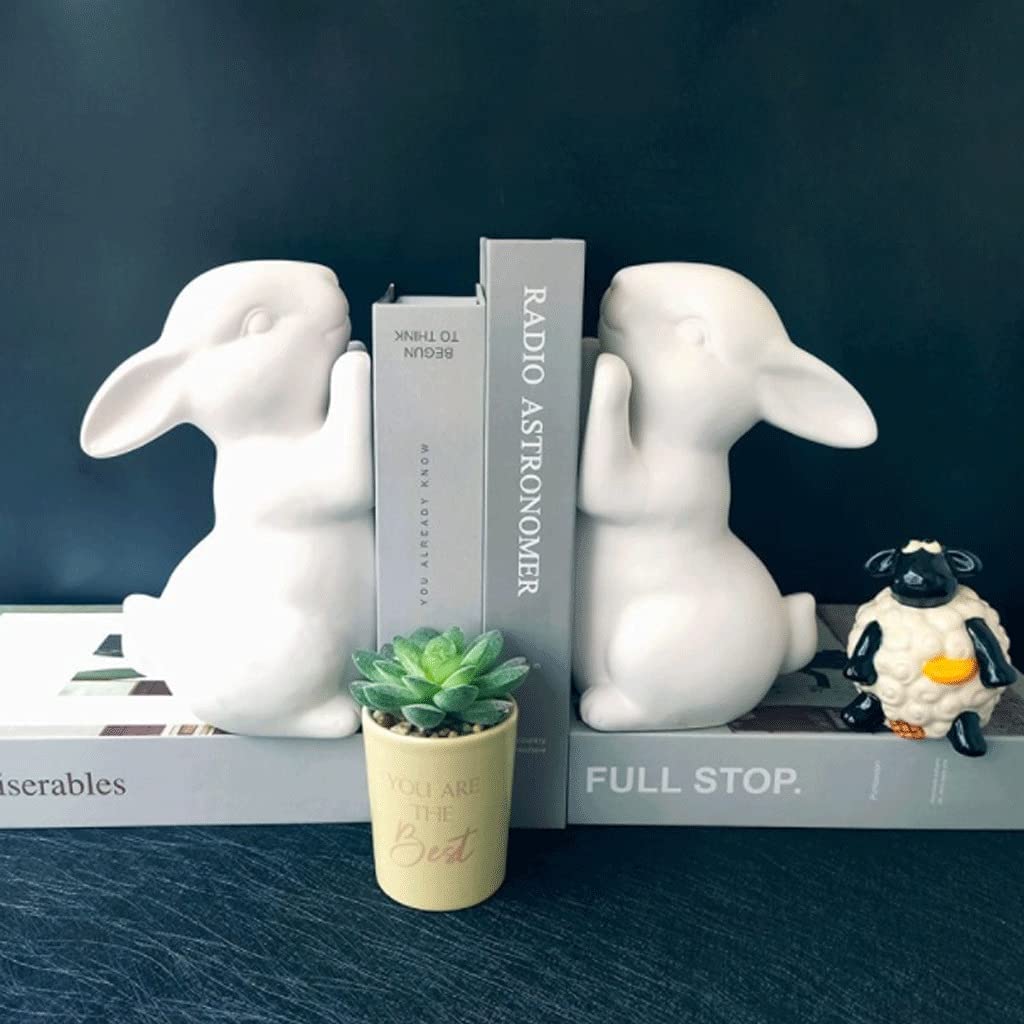 Podpórka Książek Podpórki do książek prosta książka kończy się śliczne podpórki kreatywny ceramiczny królik podpórka naturalna moda świeże styl skandynawski dekoracyjne prezenty Biurko Dekoracyjna