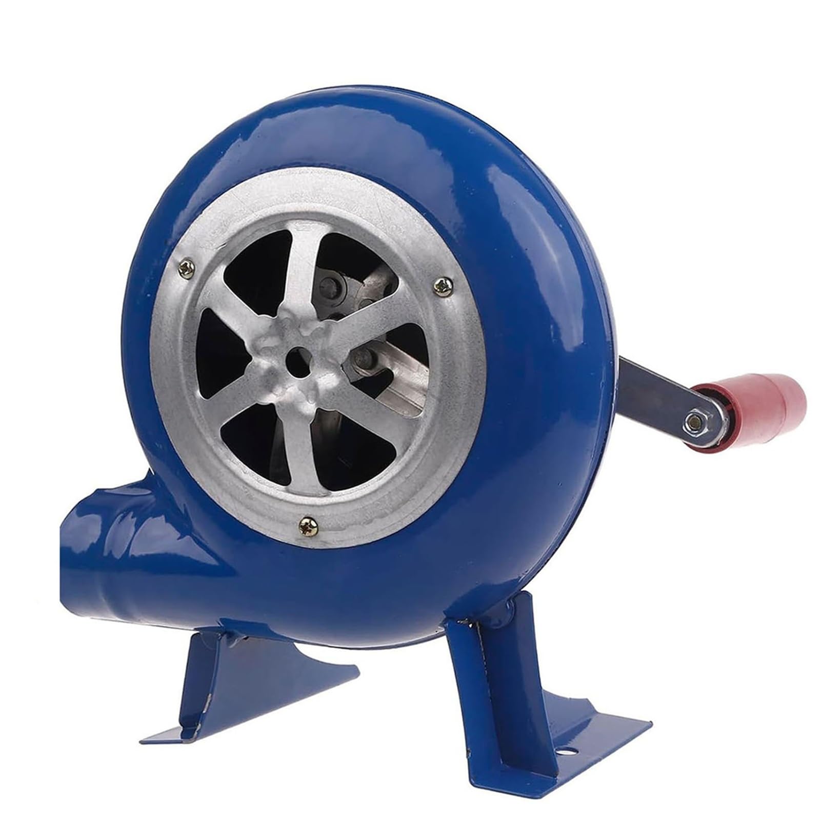 Akcesoria do grilla, ręczna korba Blacksmith Forge Blower - Iron Gear Popcorn Fan Manual Fan, ręczny wentylator do grilla na zewnątrz, przenośny ręczny miech z korbą, zap