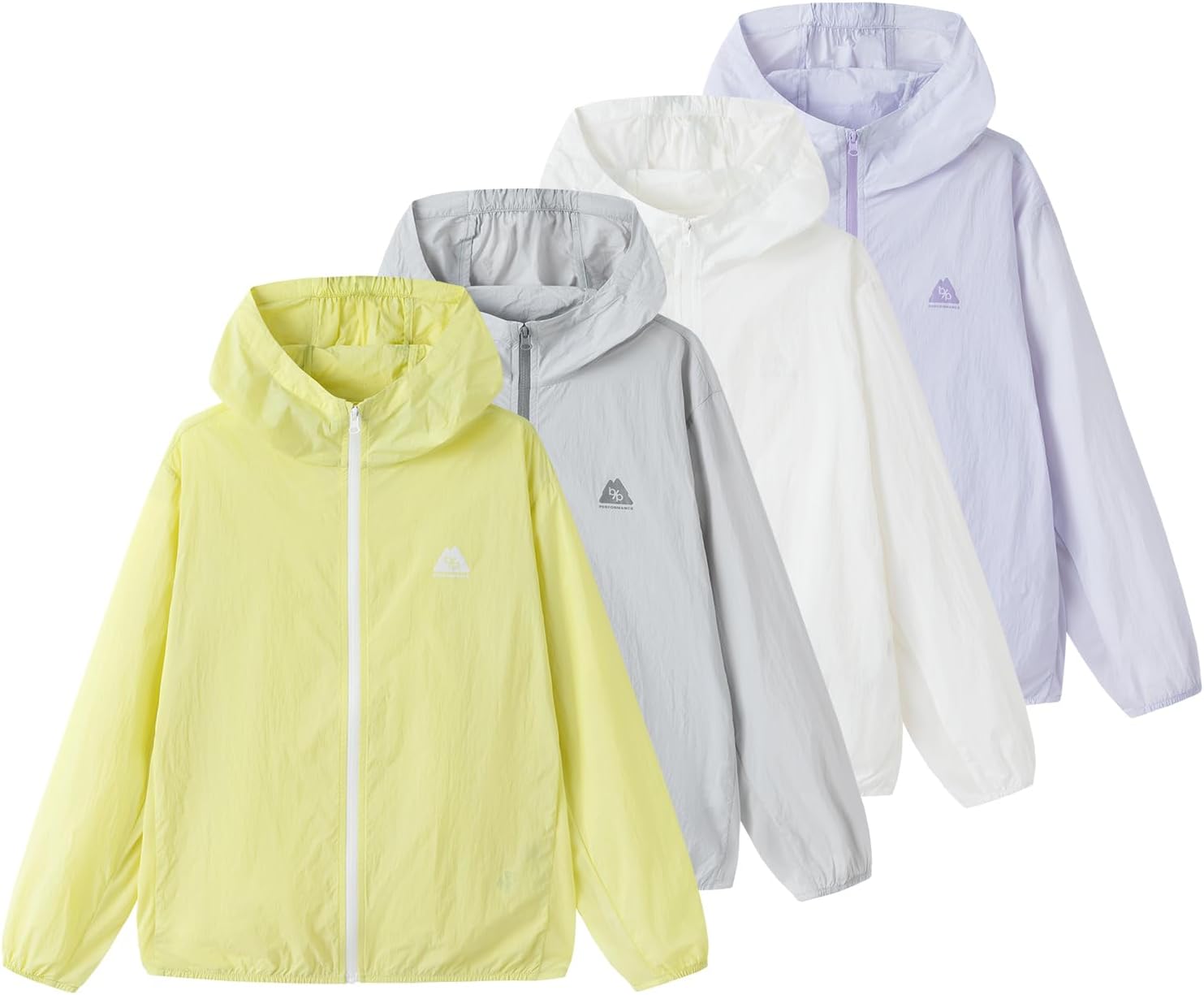 Balabala Kids Sun Protection Zip-Up Hoodie Lightweight Cooling Jacket with 50+ UPF Boys' & Girls' Athletic Hoodies Ages 5-18