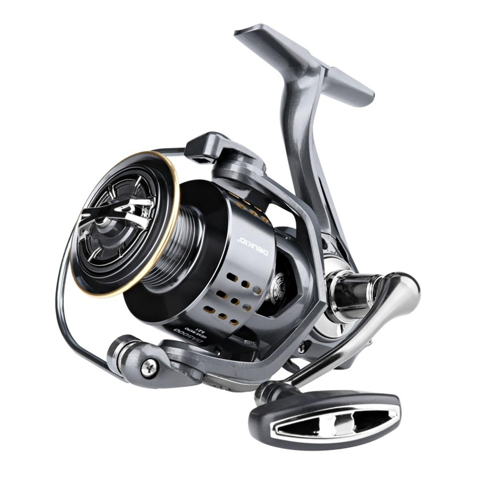 Kołowrotek Spinningowy 2000-7000 Ultralekki Max Drag 15kg 5.2:1 Kołowrotki Morskie GłAdki, WytrzymałY, Lekki