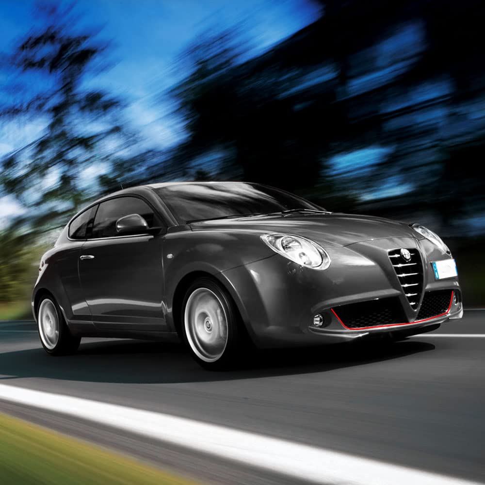 Profilo Rosso Adesivo per DAM Paraurti Full Anteriore + Posteriore Alfa Mito