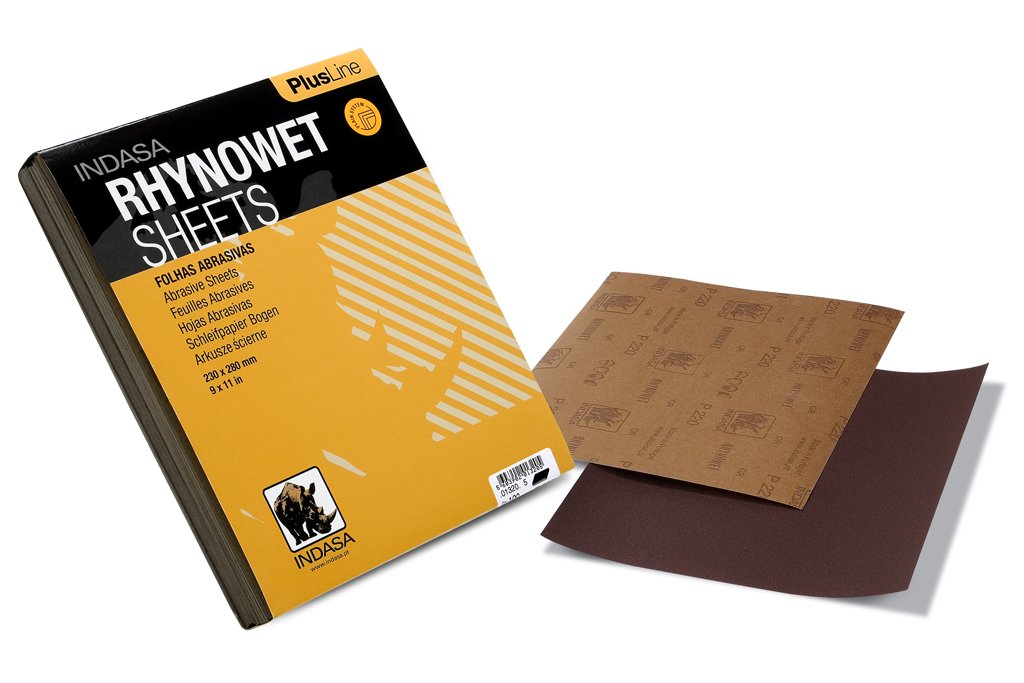 Indasa Rhynowet Wet or Dry Abrasive Sheets 1200grit 25 sheets