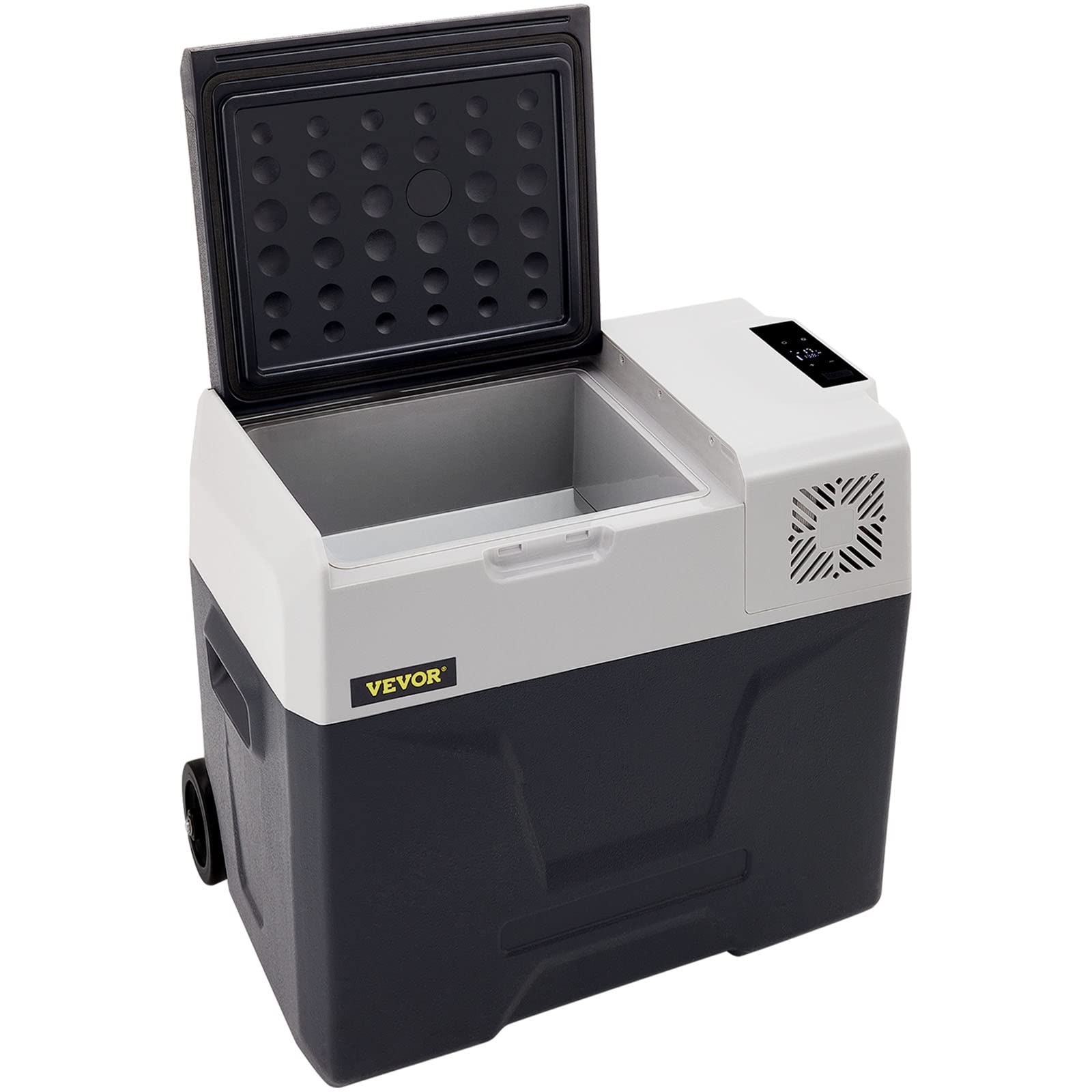 VEVOR Glacière Congélateur Voiture 50 L Portable Mini Frigo Silencieux 220V avec Panneau Numérique -20 à 20℃ pour Maison, Voiture et Camping