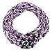 TOOTO Package of 10 Sport Style Tornado Titanium Necklaces-20" Length (Pink&White&Black)