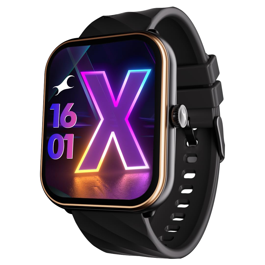 Fastrack New Limitless X|Large 1.91" HD Display|700 NITS Brightness|Singlesync BT Calling|Advanced Chipset|100+ Sports Modes & Watchfaces|Auto Stress Monitor|24X7 HRM| IP68 Smartwatch - Rose Gold