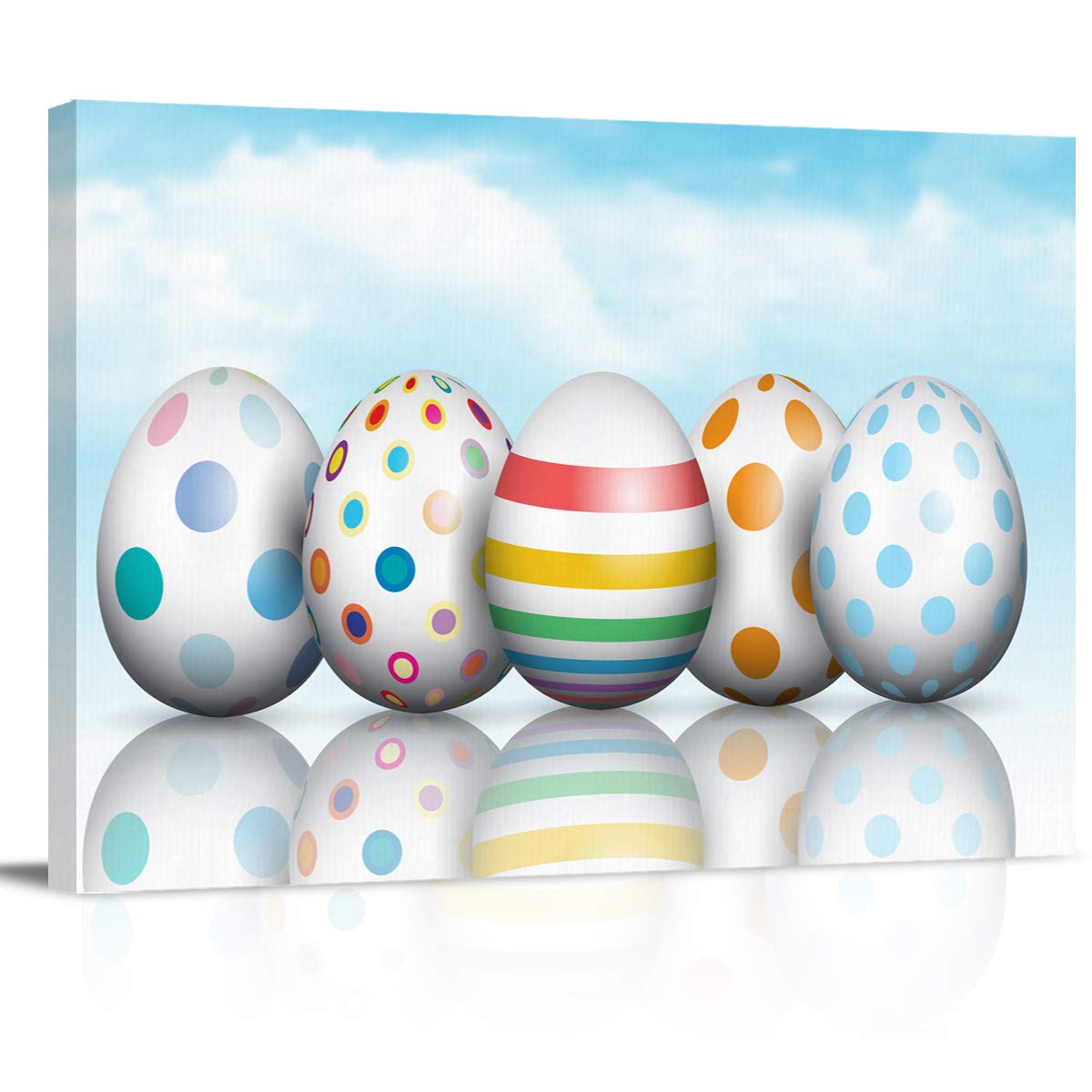 Easter Egg Painting On Canvas