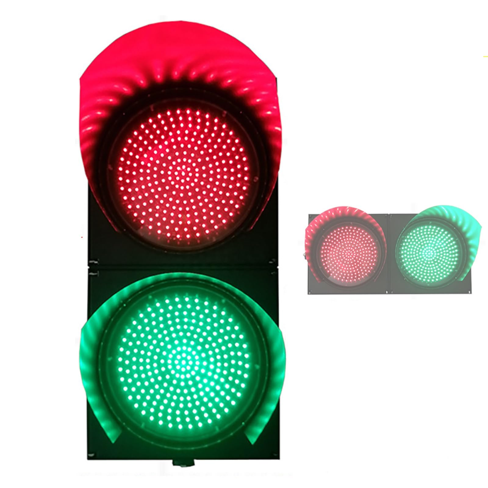 Buy MKYOKO Traffic Signals, LED Warning Red Green Lamp, 2 Light Red ...