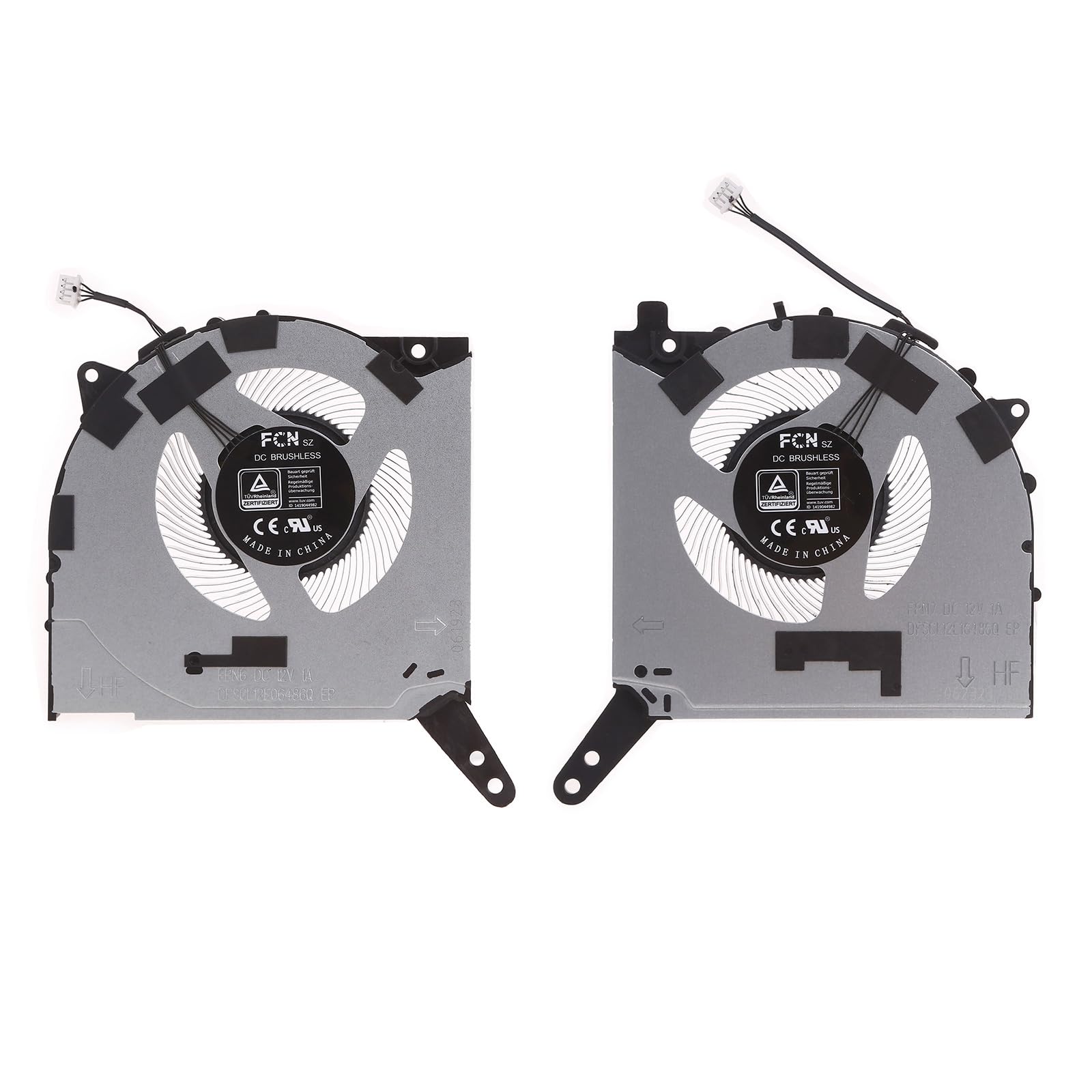 GRABLOOM Laptop GPU Radiator 12V 1A 4 Pin 4-Wires Cooling Fan Quiet GPU CPU Laptop Portable USB Powered Laptop Cooling Fan