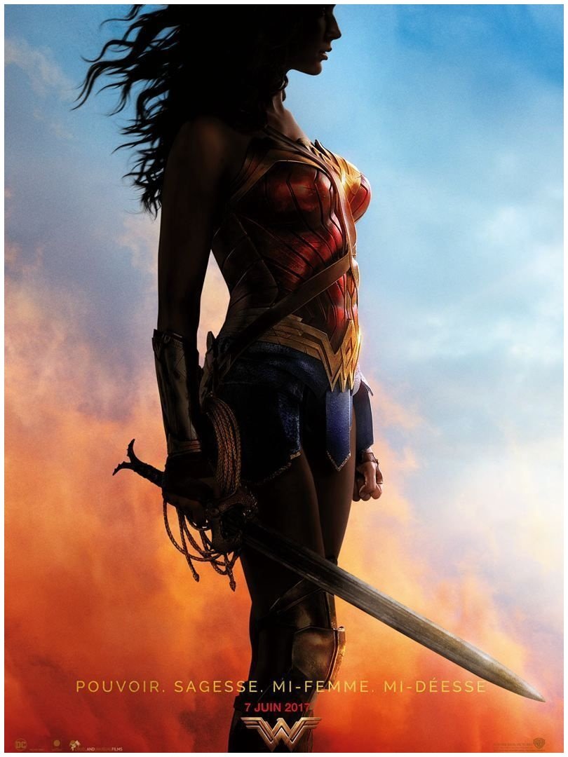 Wonder Woman - Poster cinema originale, formato grande (160 x 120 cm piegato)