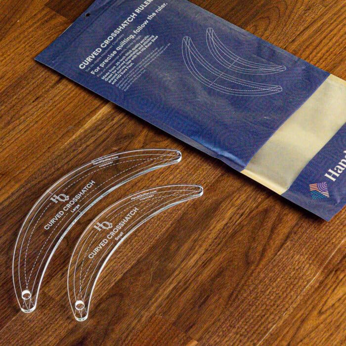 HQ Curved Crosshatch Set of (2) Ruler HG00551