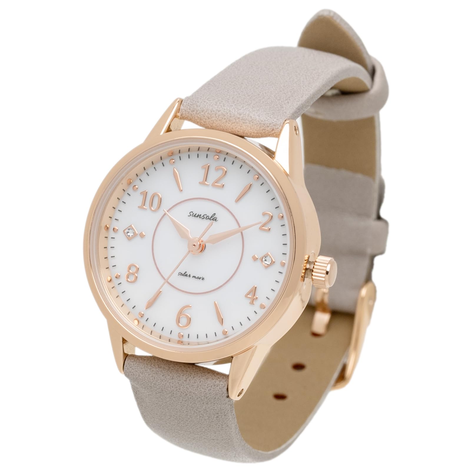 Amazon | [フィールドワーク] 腕時計 レディース アナログ 革ベルト