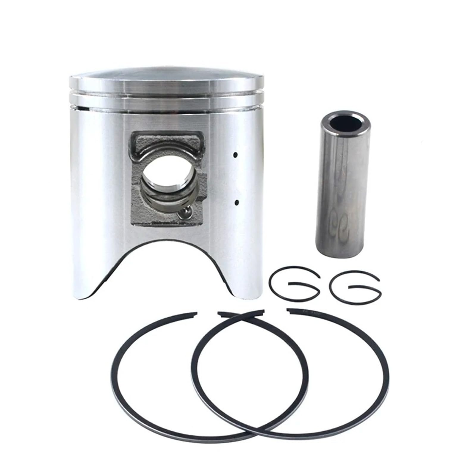 Cilindro Foro STD ~ +100 Dimensioni 66mm ~ 67mm Per CRM250 246 Per KAE MD24 Per CRM 250 Kit Fasce Elastiche Motore Moto Pistone(1Set 66.5mm)