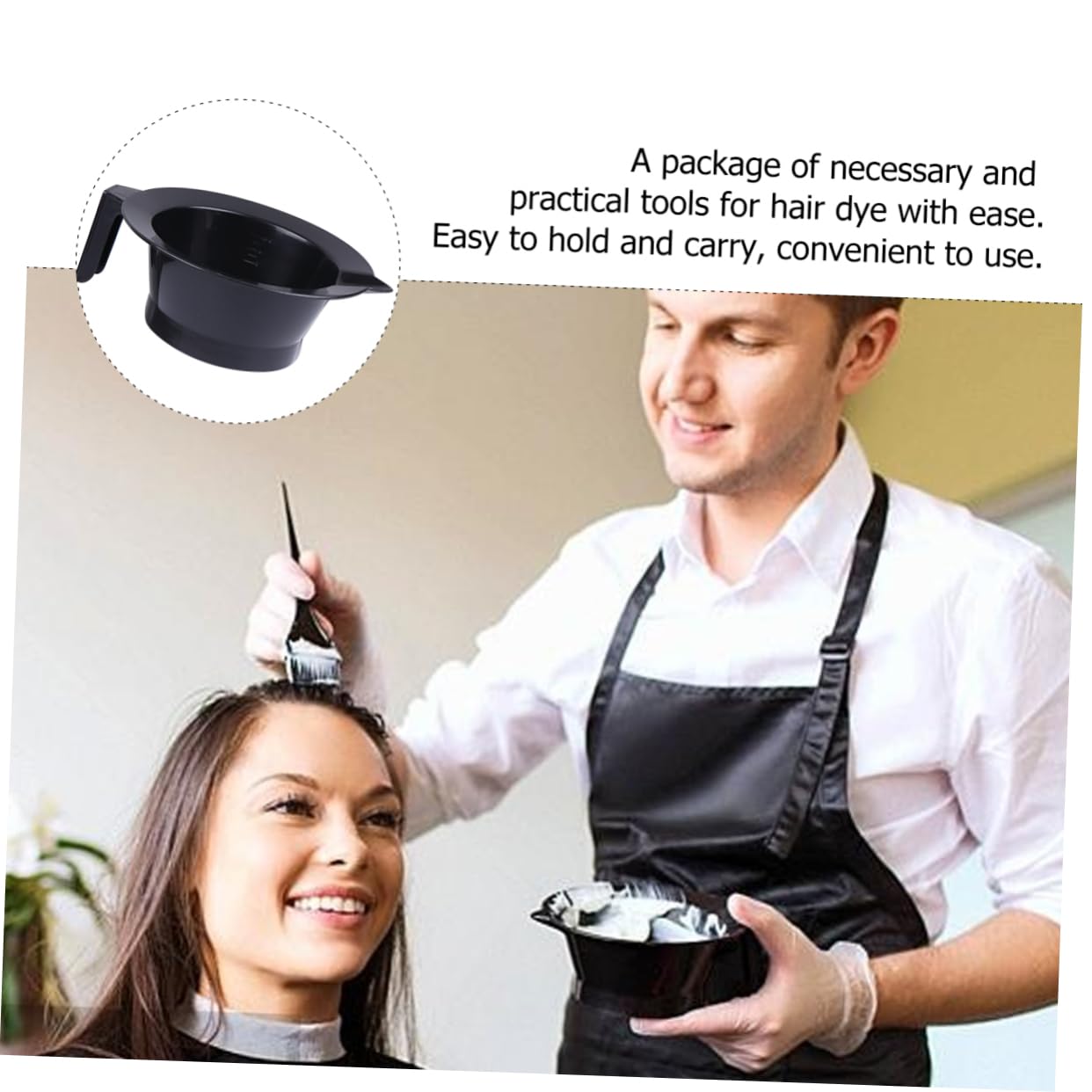 6 Sätze Haarfärbeschalen Mit Haarfärbeschalen Für Friseursalons Und Diy Haarfärbung Für Professionelle Anwendungen Langlebig Und Einfach Zu Handhaben 4 Stück * 6