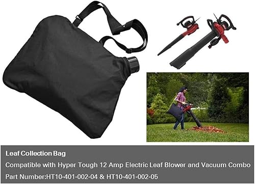 Miniatura 9 de Trivac Leaf Collection Bolsa para sopladortrituradora eléctrica Hyper Tough de 12 amperios HT10-401-002-04 y HT21-401-002-05, (bolsa de hojas)