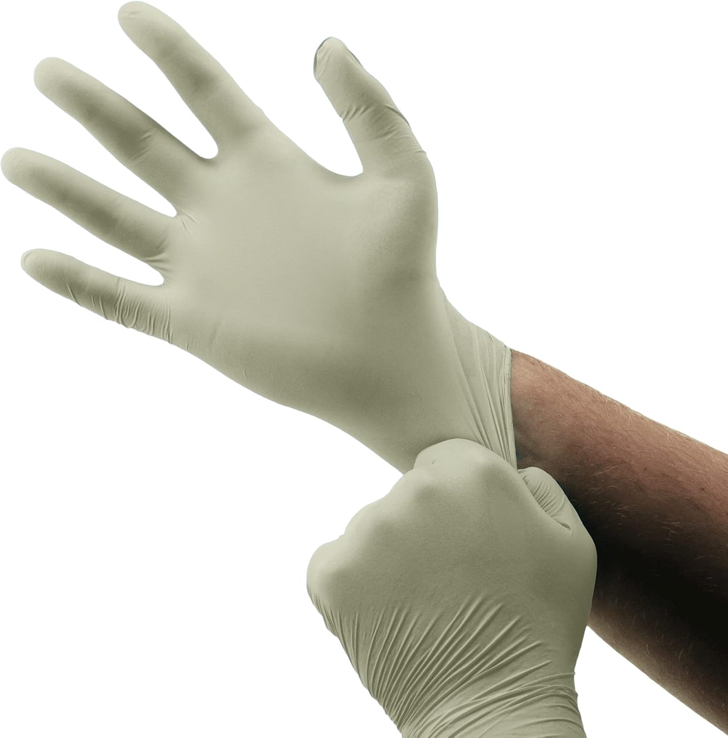 BOSS Powder Free Disposable Nitrile Gloves, 4 Mil Thickness, 100 Pair Pack, Black, X-Large, (B21051-XL)