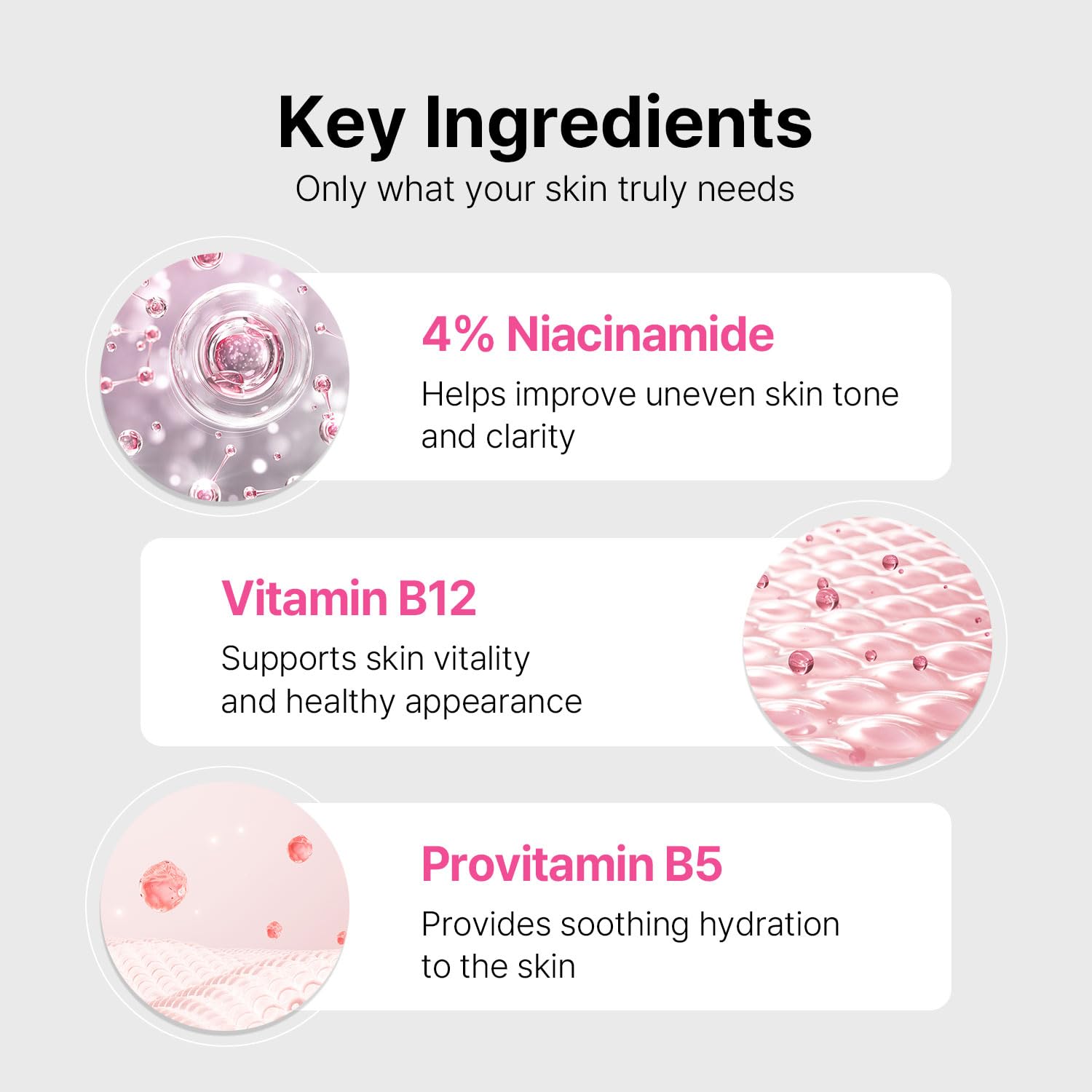 Park's Choice Niacinamide 4 Serum with B12, Tone Refining Serum, 1.01 fl.oz. - Image 3