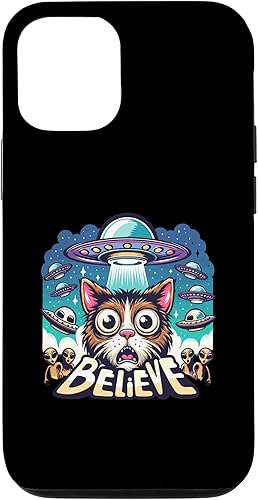 Miniatura 4 de iPhone 13 Pro Max Believe in Ufo - Alien Believer funny cat Case