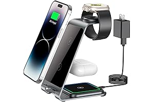 RR SPORTS 3 in 1 Wireless Aluminum Charger