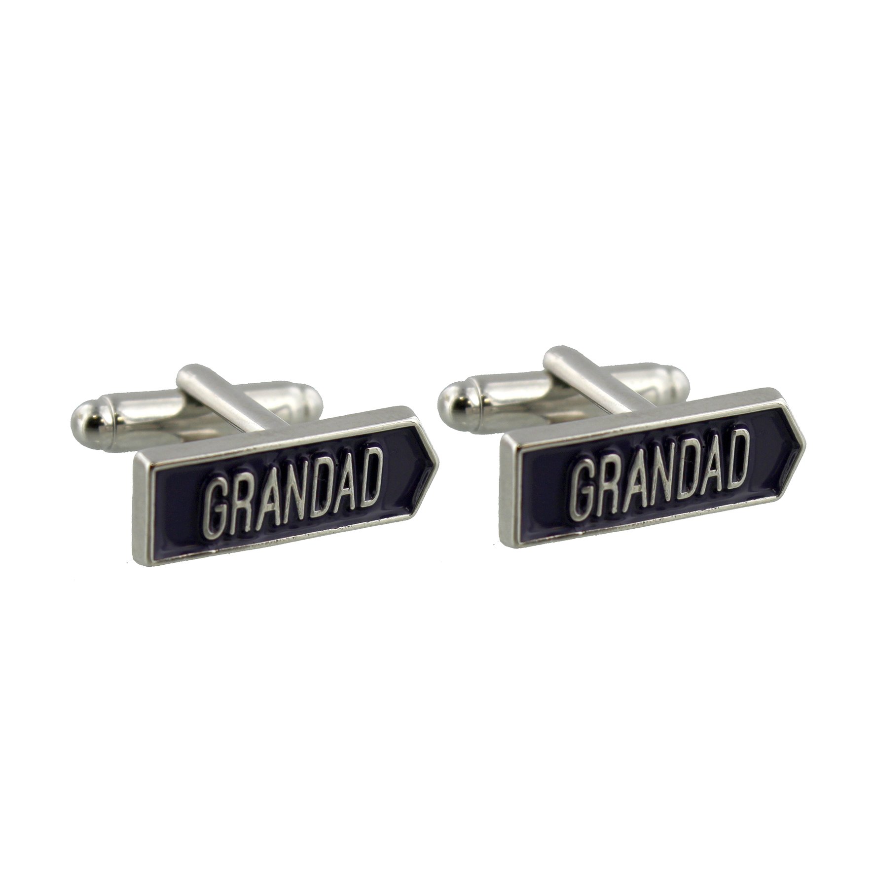 Boom Shaka LakaArrow Shaped 'Grandad' Cufflinks - Comes Boxed