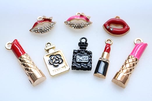 Amazon.co.jp: [ハンドメイド素材店] 8個 カメリア香水瓶 口紅  