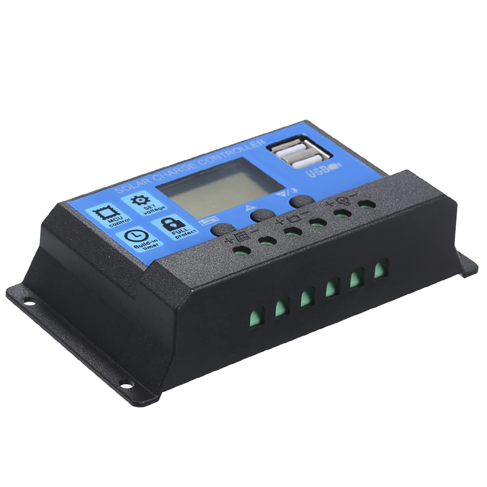 40A 12V / 24V Solar Charge Controller PWM Intelligent Regulator With USB 5V 2.5A-image-22