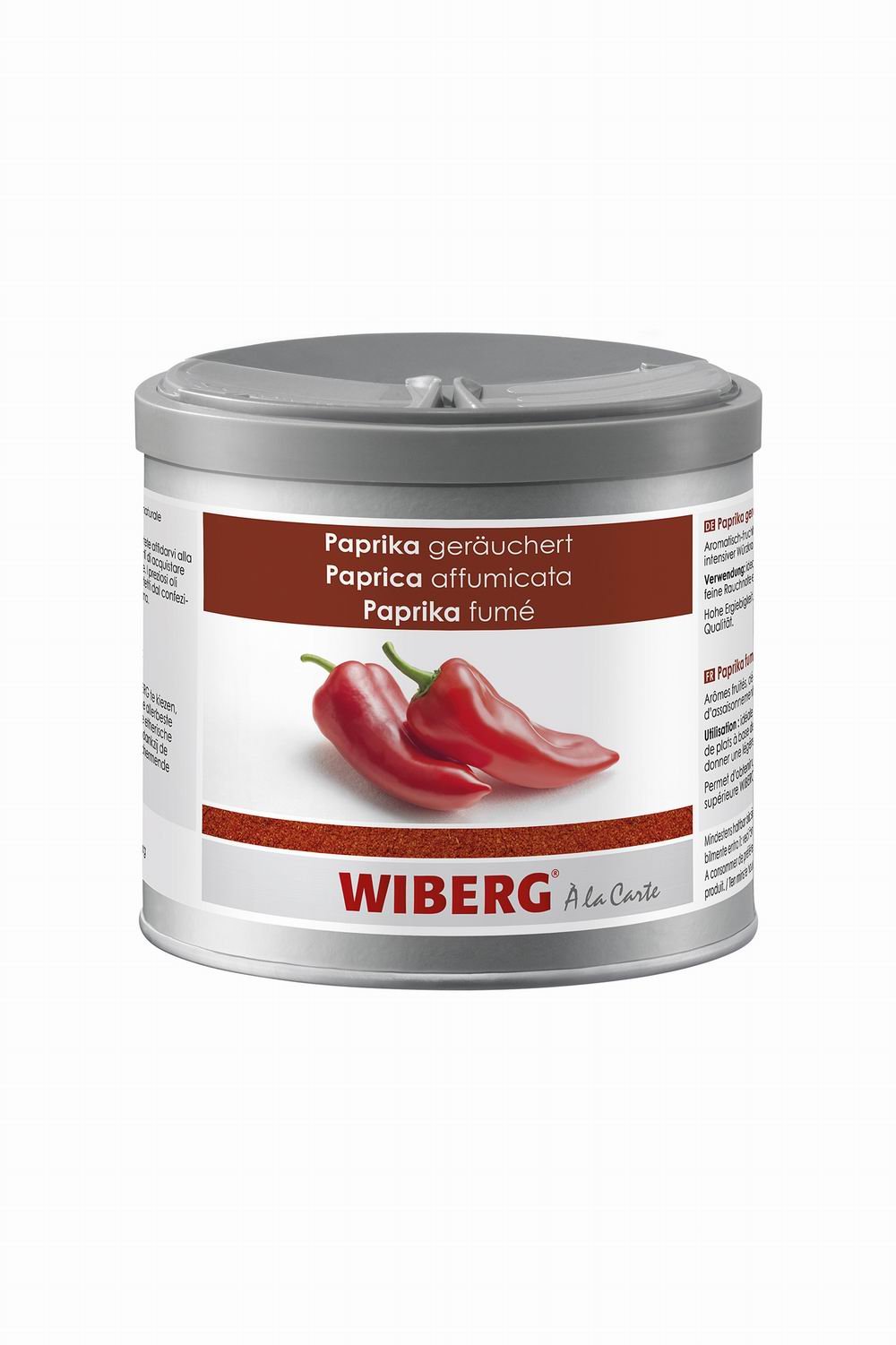 WIBERG - Paprika geräuchert - 270g - 4x