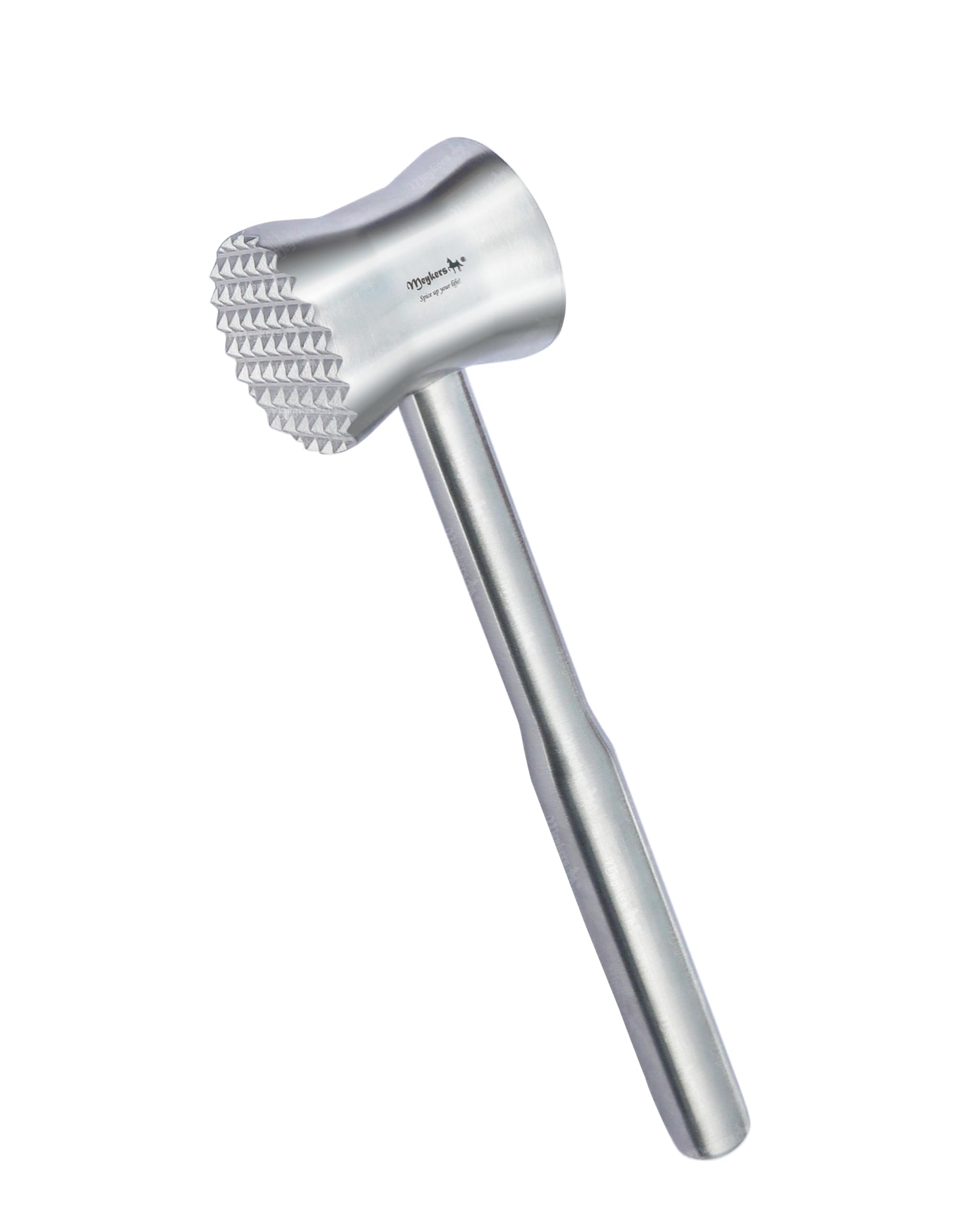 Mazo ablandador de carne | Acero inoxidable 304 | Apto para lavavajillas | Martillo para carne batidor Flattner | Herramienta de cocina para carne de pollo y aves de corral | ablandador de