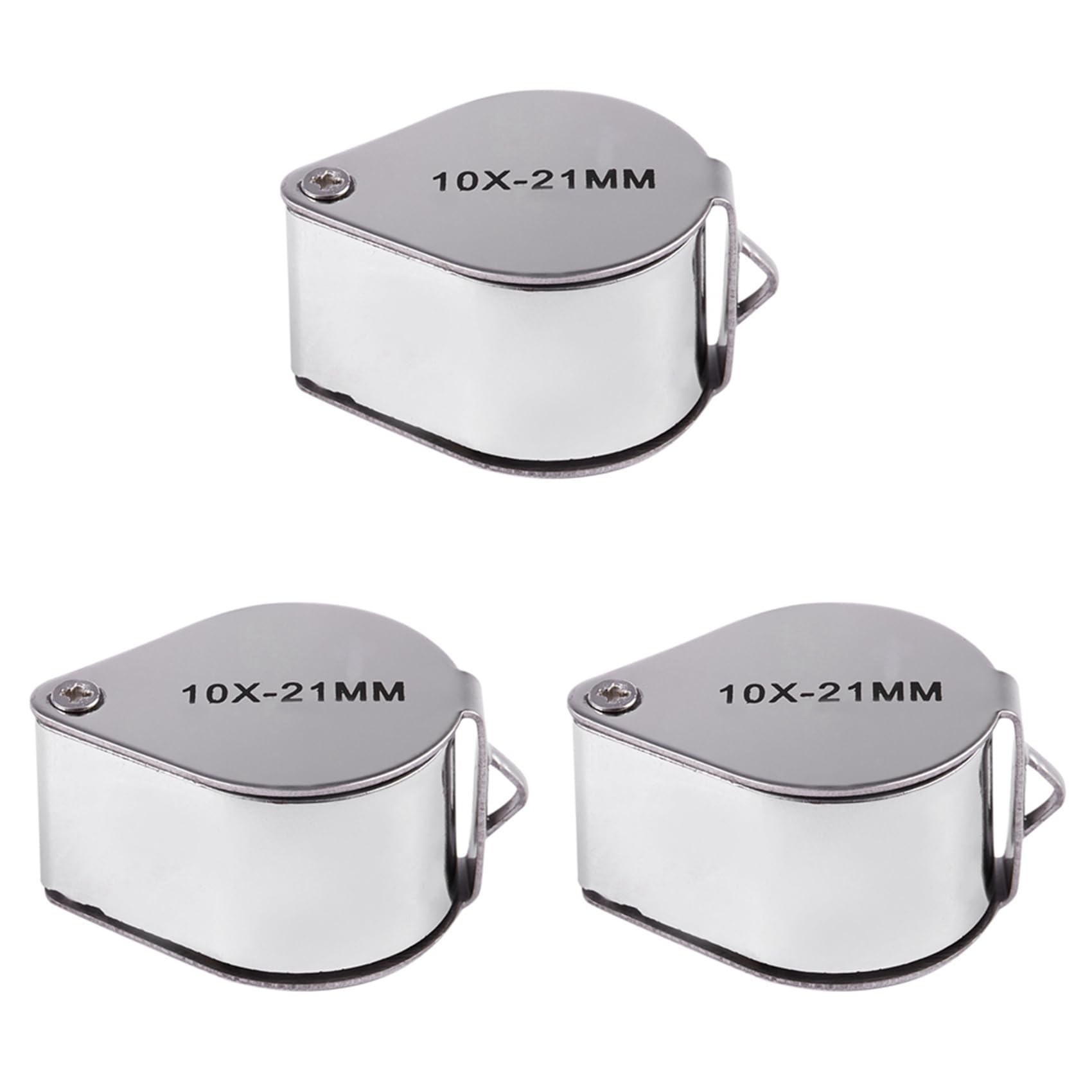 Jnchdghwa 3X Jewellers Jewelry Loupe Magnifier Eye Magnifying Glass 10x 21mm