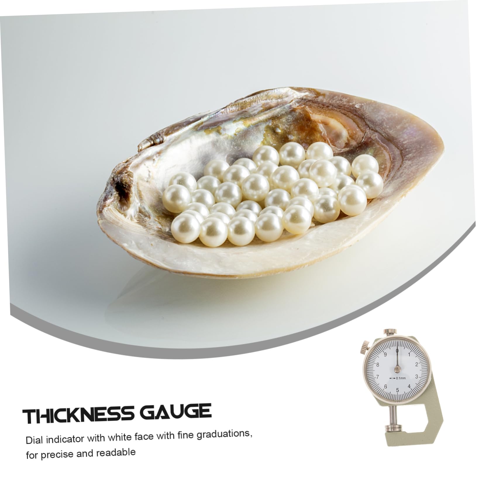 BELLIFFY Precision Leather Thickness Gauge Tool Digital Measuring Gauge for DIY Projects