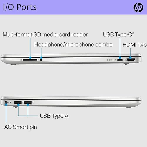 Miniatura 7 de Laptop HP 15 (15.6 pulgadas FHD antirreflejo, procesador Intel Core i5, 16 GB de RAM, SSD de 512 GB) para negocios, estudiantes, hogar, batería de