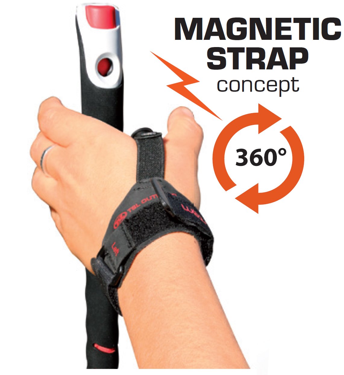 TSL Alu Connect 3M Swing Bastoncino Speciale da Trekking, Unisex – Adulto, Nero/Azzurro, 72.5-140 cm