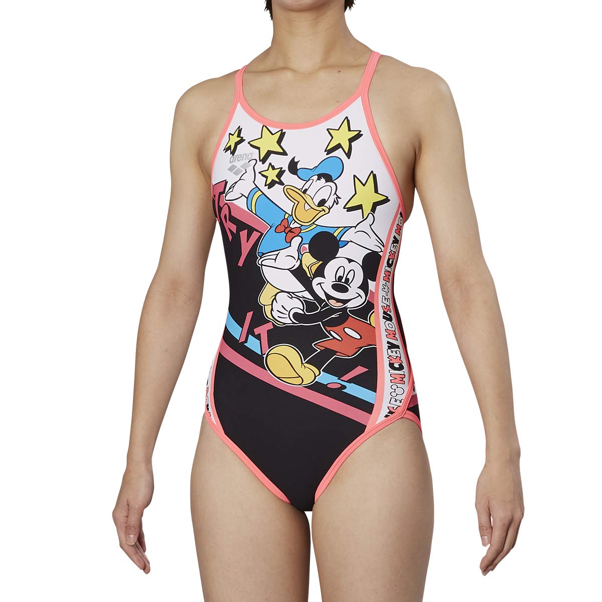Amazon.co.jp: arena(アリーナ) ディズニー水着 ミッキー&ドナルド  