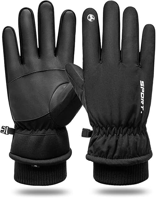 FAYHIJUN Mens Winter Gloves Thermal Waterproof Touchscreen (-25°F) Cold...
