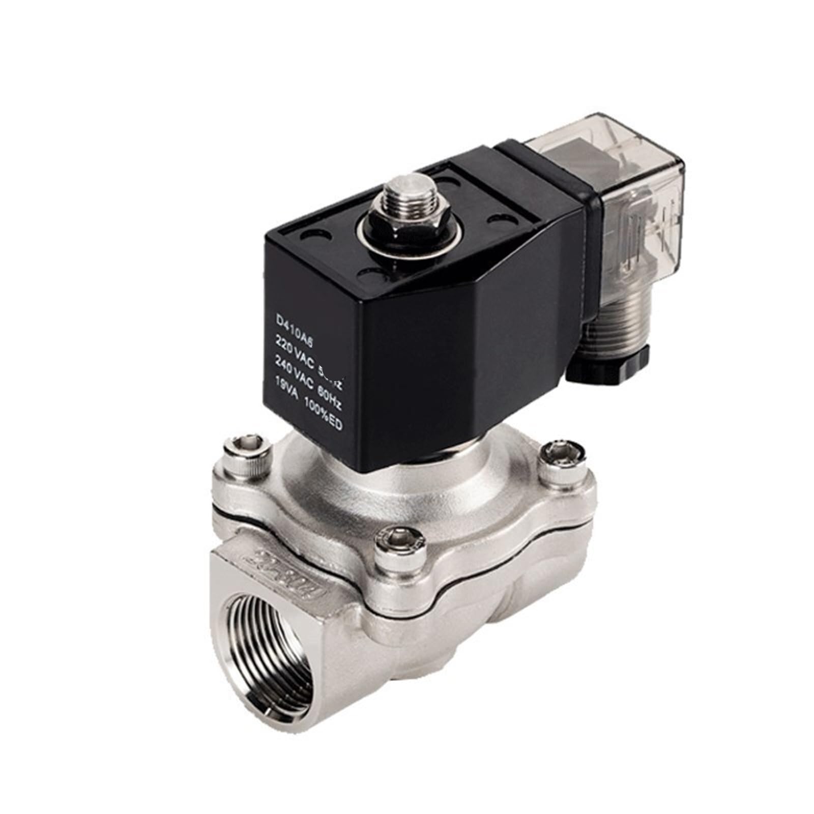 Normalnie zamknięty zawór elektromagnetyczny ze stali nierdzewnej DN20 24 V 12 V 220 V 110 V (G_24VDC_EPDM-SEAL)