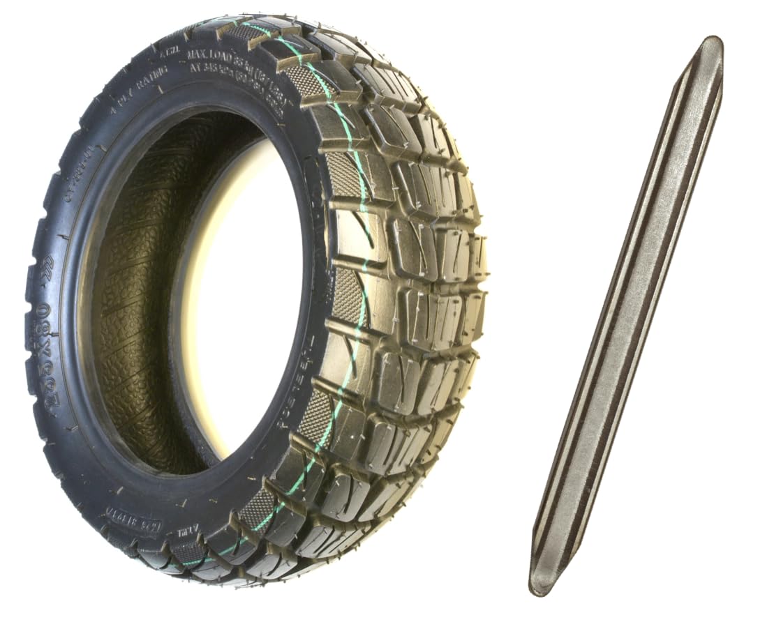 Pneumatico Tubeless per monopattino elettrico, 255x80-6, 10x3-6, 80/65-6, compatibile con SmartGyro, Dualtron, Kukirin, Kugo, Cerchio 6 pollici