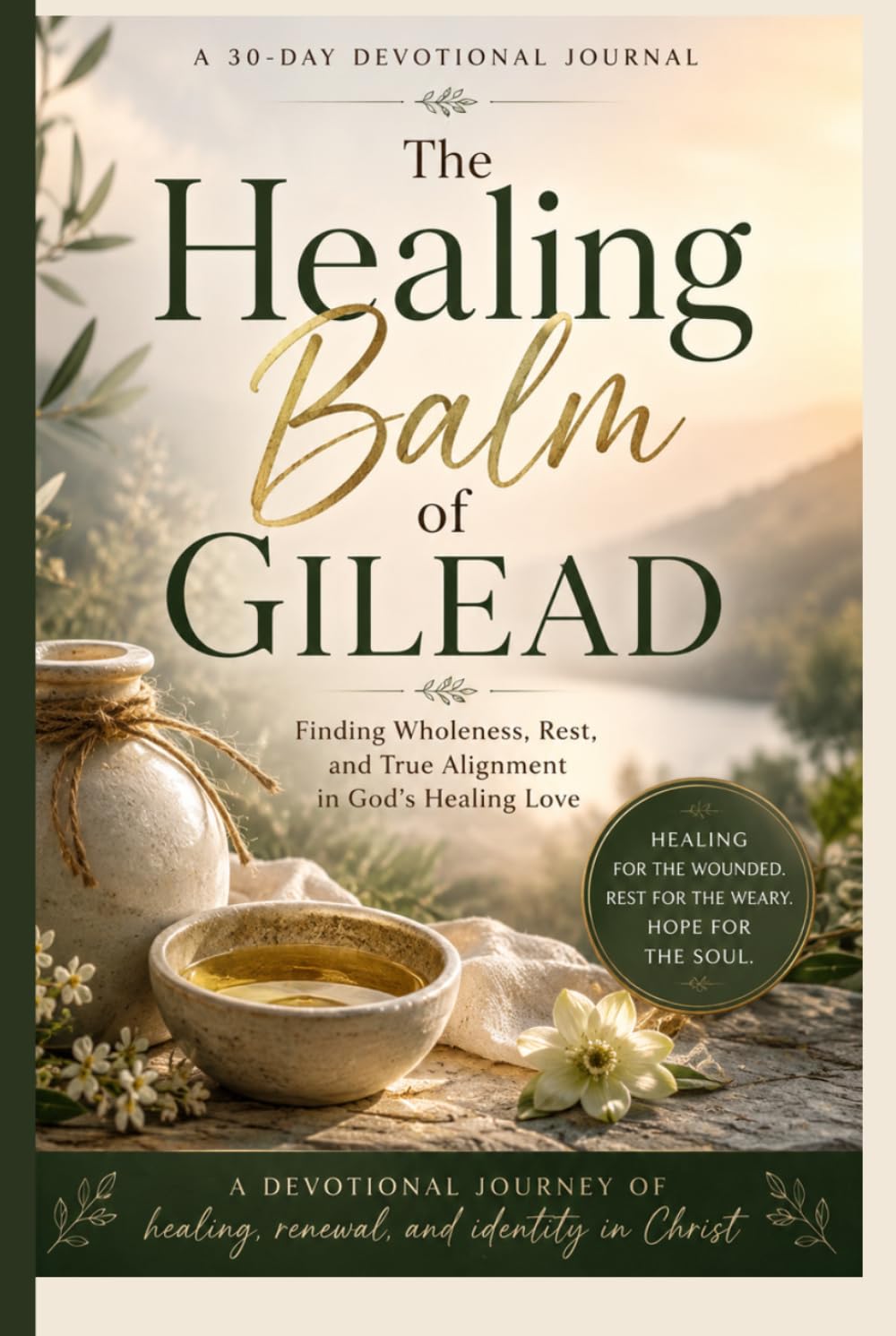 THE HEALING BALM OF GILEAD: A restorative 30-day devotional journal created for women seeking emotional healing, spiritual renewal, and Kingdom-centered wholeness.