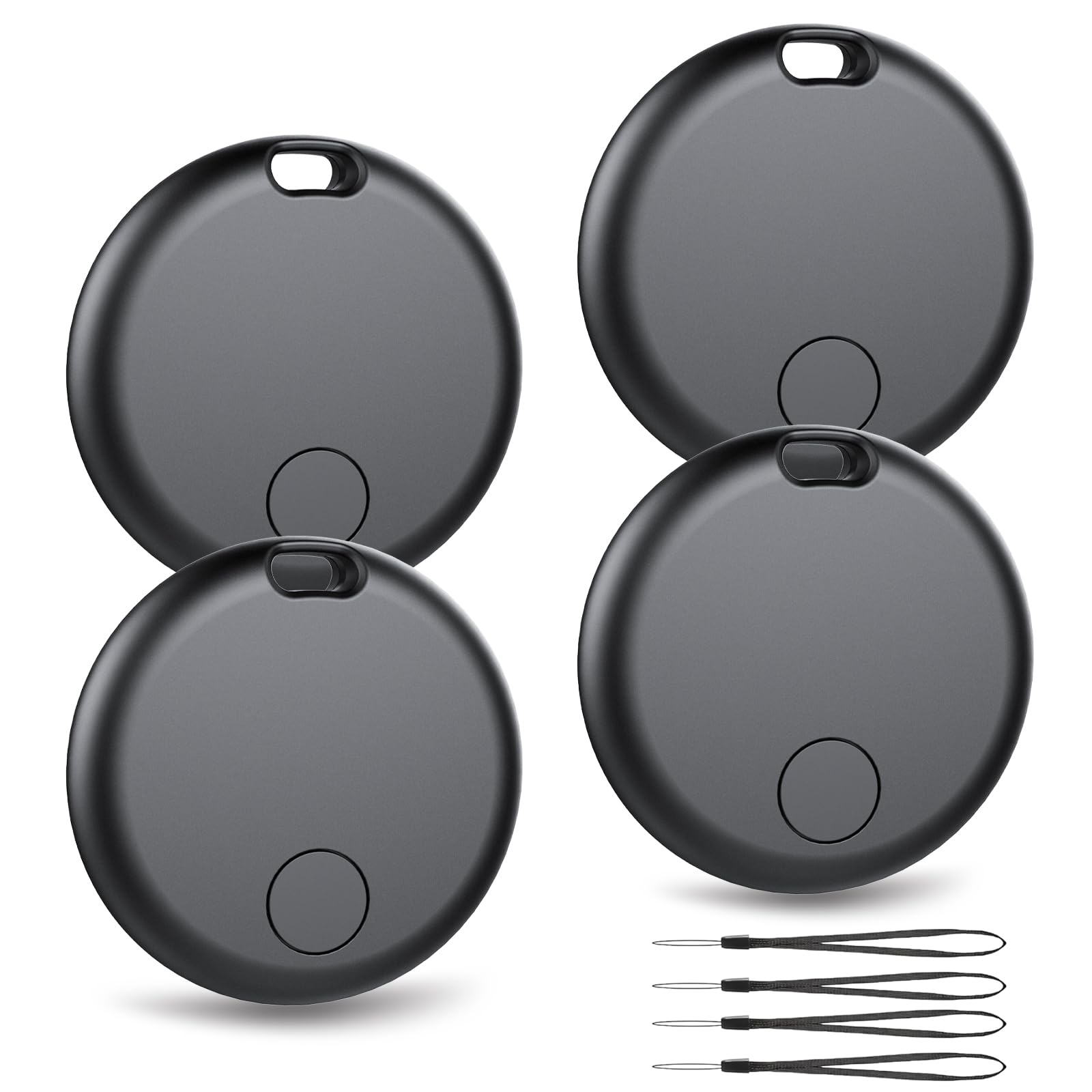 Smart Tracker Tag Android, Bluetooth Schlüsselfinder kompatibel mit Google Find Hub (NUR Android), Air Tracker Tag Schlüsselanhänger für Koffer, Schlüssel, Gepäck (4er-Pack)