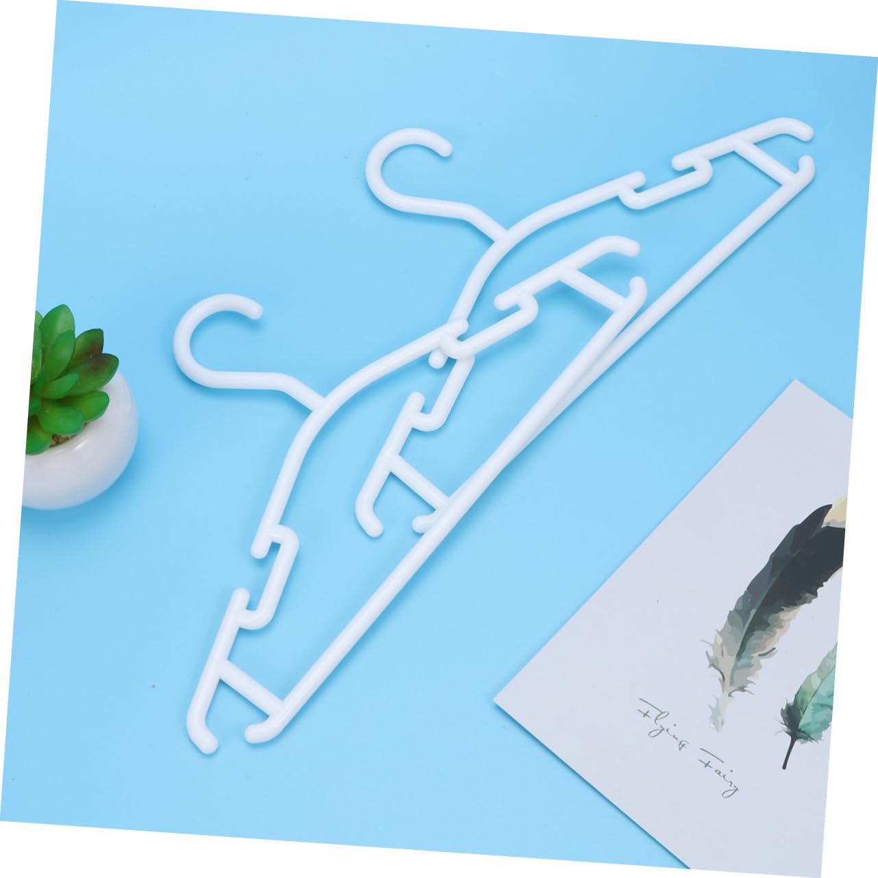 Ciieeo 10pezzi Grucce Bianche in Plastica Abs Antiscivolo Per Abiti Grucce Per Cappotti Resistenti e Durature Organizer Per Armadio Salvaspazio