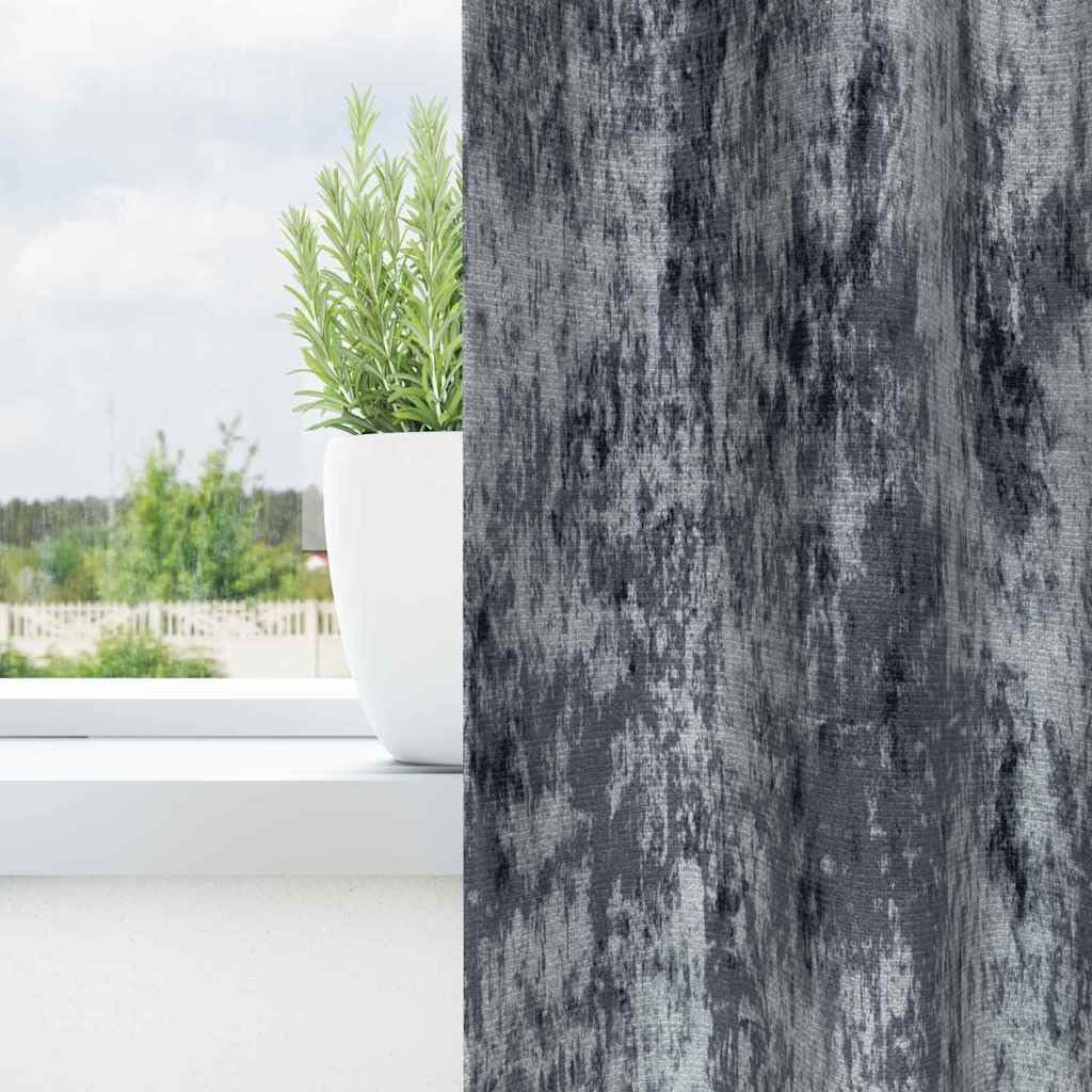 Coppia Tende Velluto Grigio Argento per Interni 225x140 cm | Tende oscuranti termiche per camera da letto e soggiorno. Tessuto morbido che garantisce privacy e comfort in casa.
