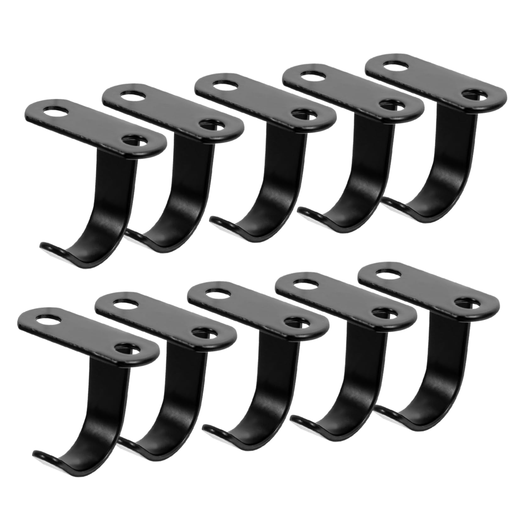 Alipis Minimalist Design Shower Door Hooks 10 Hooks for Bathrooms Under Cabinet