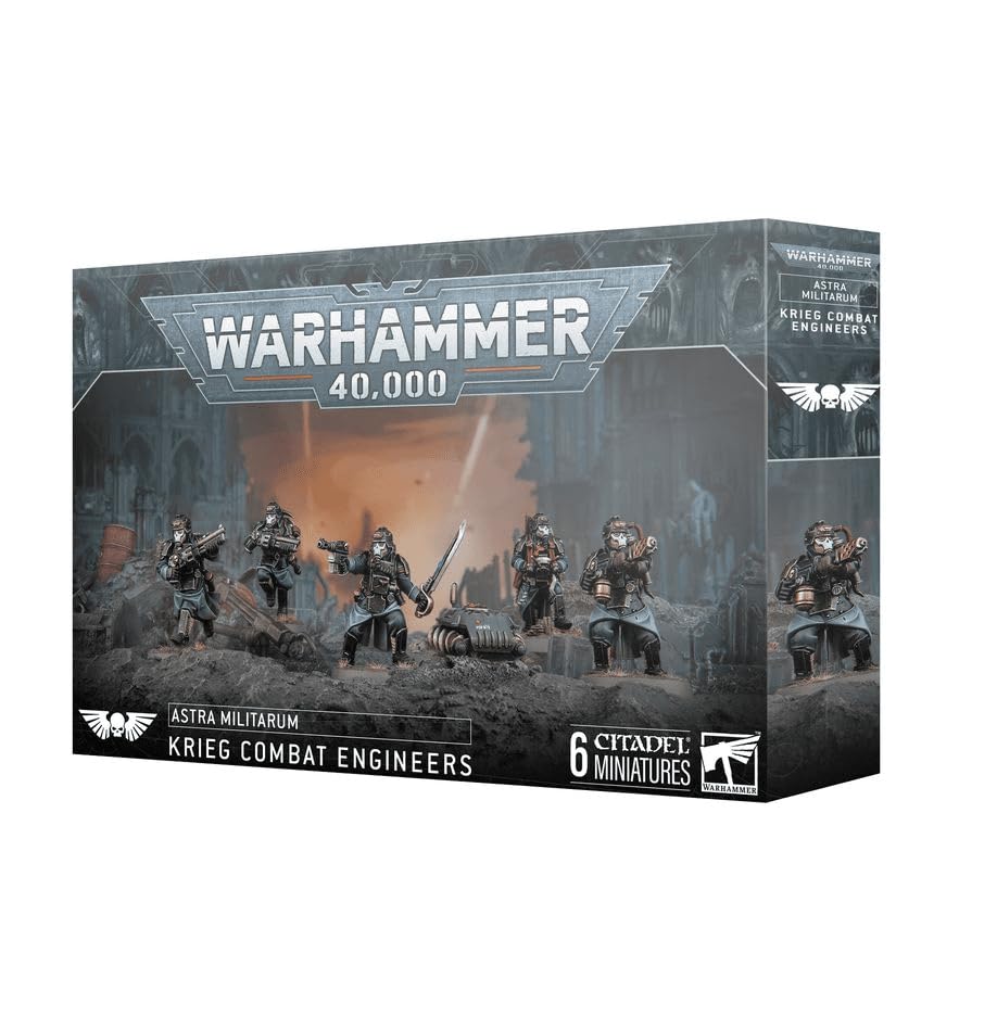 Warhammer 40,000 Astra Militarum Krieg Combat Engineers miniatura 2