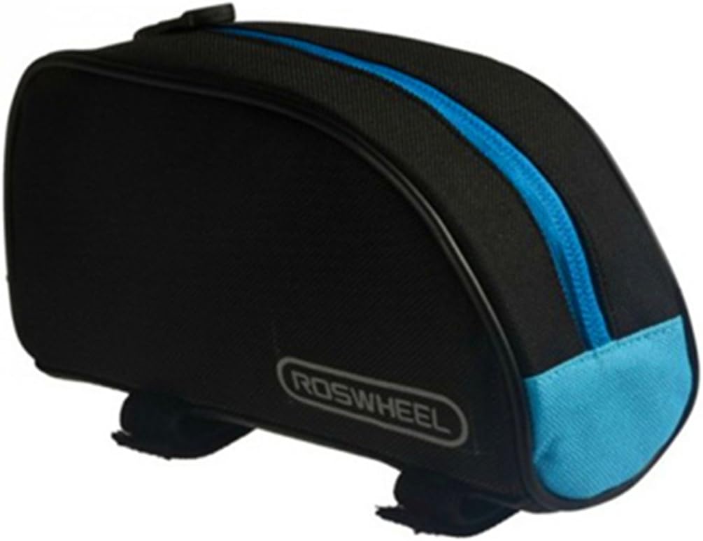 Roswheel New Black+blue Cycling Bag Bike Bicycle Sport & Entertainment Frame Front Tube Bag (black+blue)