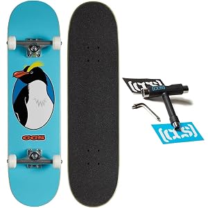 CCS Graphic Skateboard Complete Maple Wood Professional Grade Fully Assembled with Skate Tool Stickers Adults Kids Teens Youth